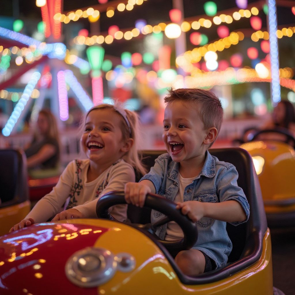 Children on Rides